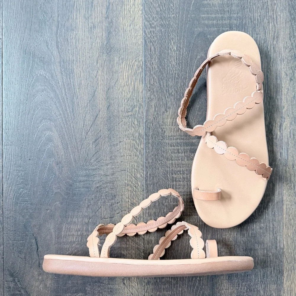 NIB Ancient Greek Sandals Aura Natural | Size: 39 - Picture 6 of 8
